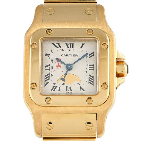 cartier santos wartezeit|cartier santos quartz watch.